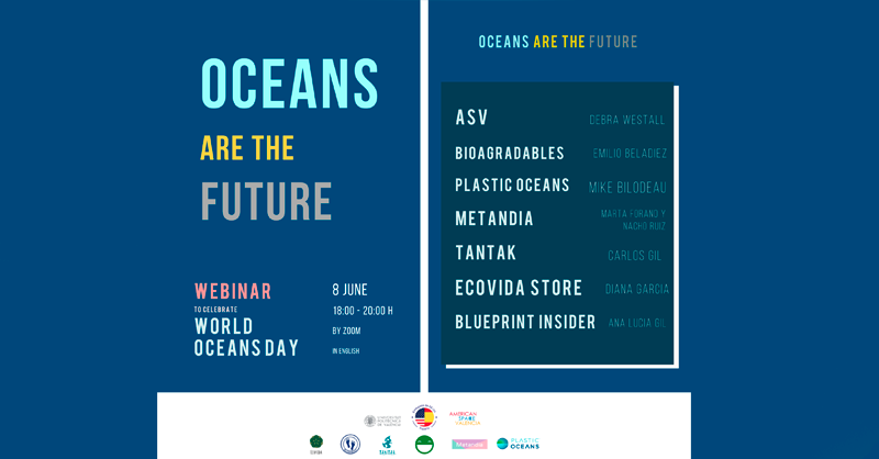 🌊🌊Webinar: Oceans are the future!🌊🌊 Xerrada en línia en anglès amb representants d'ONGs de l'àmbit de l'ecologia que debatran sobre els residus i els oceans. 📆 Dilluns 8 de juny ⌚️ De 18 a 20 h 💻 Zoom: 👉🏽ves.cat/euB2 ID: 947 7996 4114 PW: OCEANS #AmericanSpaceBCN