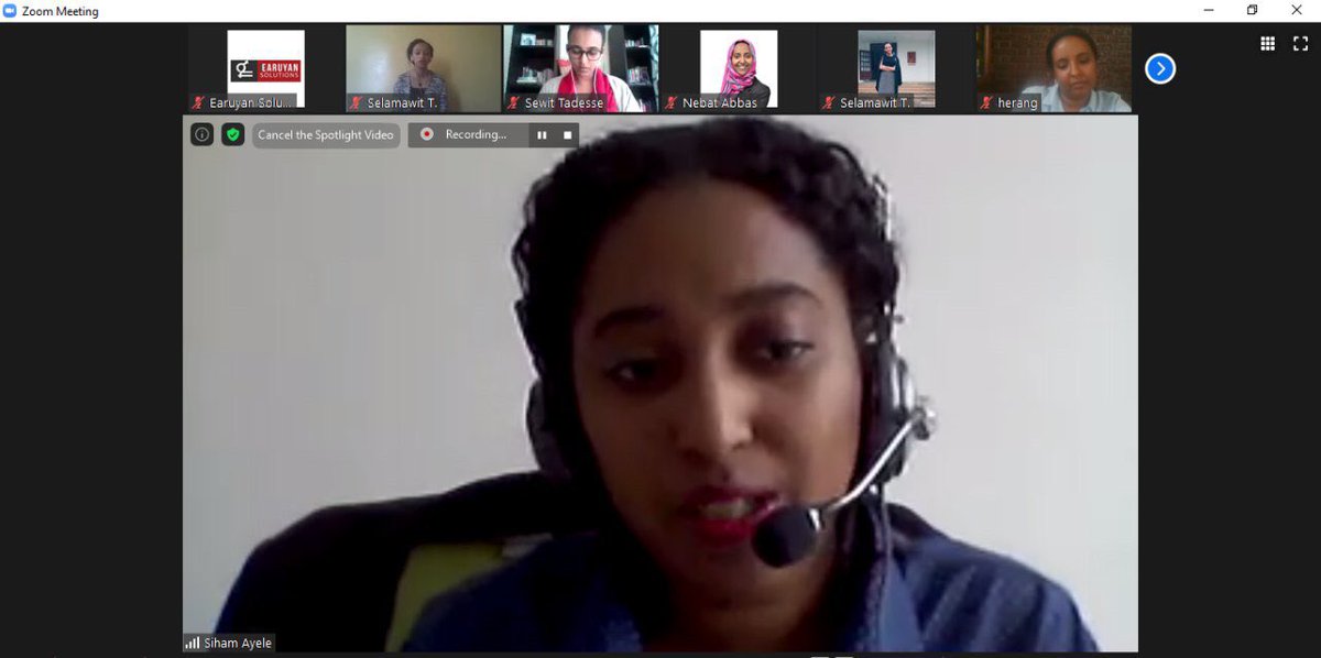 Our guests today advised, understanding the new #job market, being proactive in jobs search, building more skills, and to always work towards a #career one is passionate about.   

It has been an inspiring session, thank you very much. 
<a href="/siham_ayele/">Siham Ayele</a> <a href="/selamtez4/">Selamawit Tezera| ሰላማዊት</a> <a href="/nebatabbas/">nebatabbas</a>