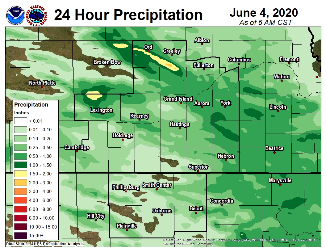 Here's the PRELIMINARY rainfall estimates from last night. How much