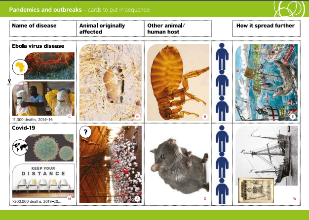 Schools_British's tweet image. 📣NEW #CONNECTINGCLASSROOMS RESOURCE! 4 fascinating bite-sized activity challenges on pandemics😷. Use card matching, videos📹&amp;amp; stories to learn about endemic diseases, pandemic spread &amp;amp; calculate an R rate📈bit.ly/36Yl0iR @DFID_UK @DFID_Education #UKaid #HomeLearningUK