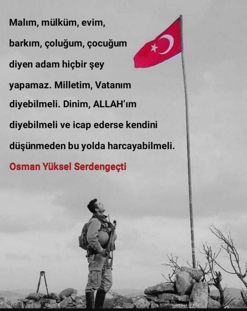 Osman Yüksel Serdengeçti çok doğru söylemiş.