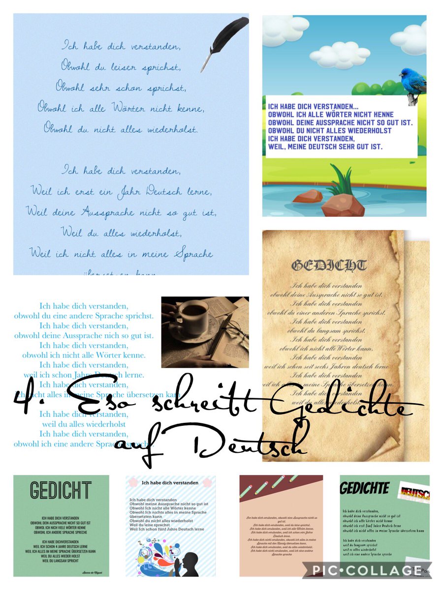 ia_deutsch's tweet photo. Wir sind schon am Ende👏👏👏👏👏👍👏 4. Eso schreibt ein Gedicht auf Deutsch!!!!
Para terminar 4. Eso escribe una poesía en alemán! @ia_deutsch @InterAravaca https://t.co/rCTVxus6Uq