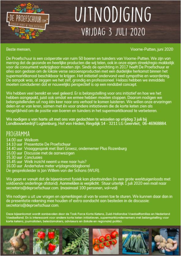 Binnenkort bijeenkomst over de inzichten van De Proefschuur | 2015-2020.  Aanmelden verplicht. Vol=Vol