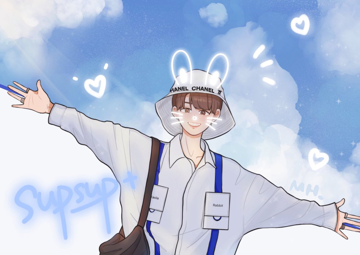 Hyou15635104's tweet photo. 想起自己还有账号🤔
我来更我的画了💙❤️

#Zeesaint #Saint_sup #ZeePruk https://t.co/SabplsB497
