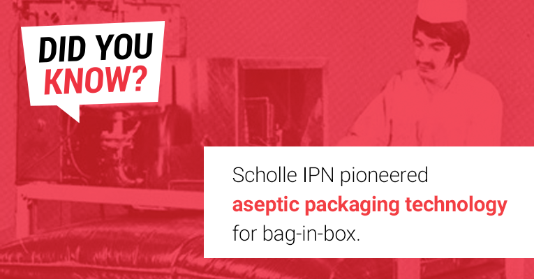 Did you know that we pioneered aseptic packaging technology for bag-in-box? Learn more: scholleipn.com/learn/faq/what…. #aseptic #flexiblepackaging #packaginginnovations
