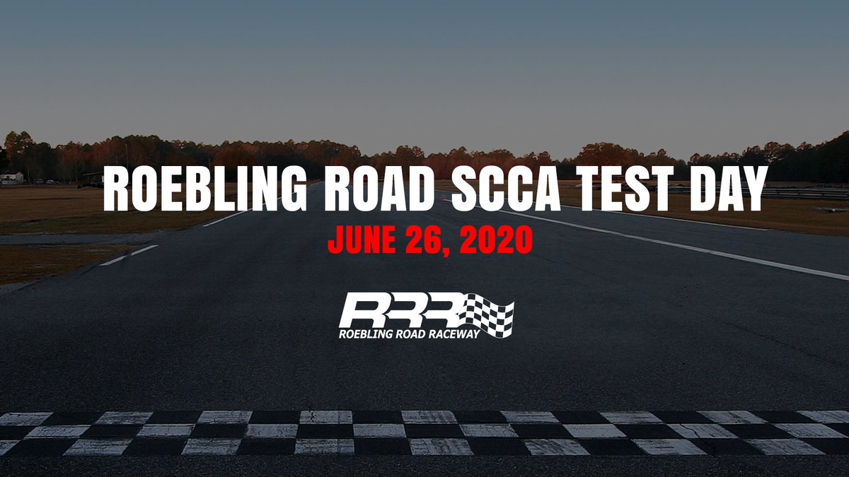 #Roebling Road Raceway will be hosting a #SCCA Test Day on June 26, 2020. 🏁3-4 run groups depending on the number of cars. The sessions will be 30 minutes long. #Race Fuel will be available by credit card payment only. Fees and additional information▶️ bit.ly/3eSbwIq