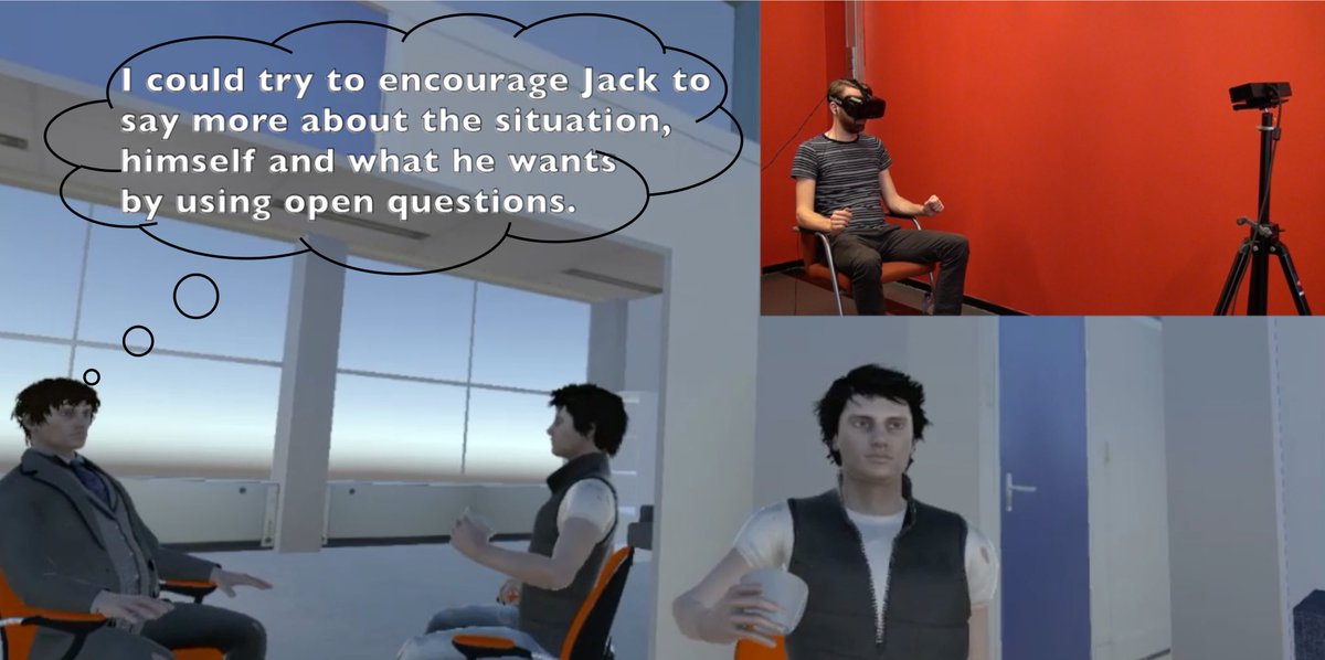 wp_brinkman's tweet image. Today from China, Ding Ding successfully defended his PhD. He shows that simulated reflective thoughts in #VR, i.e. virtual inner voice,  can change how people think about themselves for the better. Well done, I am very proud. #TUDelft #EEMCS  @II_Tu_Delft shorturl.at/blqNV