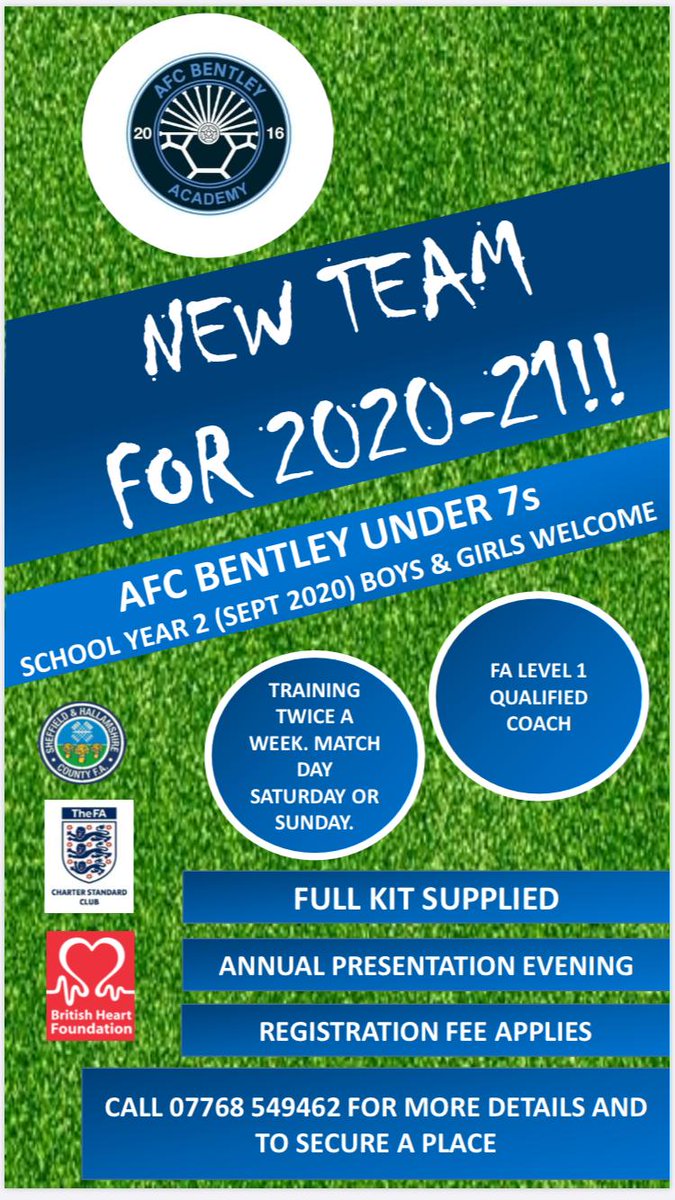 AFC Bentley Academy (@afcbentleyacad) on Twitter photo Can I please ask for as many retweeted as possible . New u7s team for all <a href="/DoncasterMoving/">GetDoncasterMoving</a> <a href="/bentleydonc/">Bentley is Great</a> <a href="/ComMattersDon/">Doncaster Community Matters</a> <a href="/AFCBentley2016/">AFC Bentley Official</a> <a href="/BHSP874/">BHSP</a> @Saltersjun <a href="/sunnyfieldsHT/">Sunnyfields Primary</a> Can I please ask for as many retweeted as possible . New u7s team for all <a href="/DoncasterMoving/">GetDoncasterMoving</a> <a href="/bentleydonc/">Bentley is Great</a> <a href="/ComMattersDon/">Doncaster Community Matters</a> <a href="/AFCBentley2016/">AFC Bentley Official</a> <a href="/BHSP874/">BHSP</a> @Saltersjun <a href="/sunnyfieldsHT/">Sunnyfields Primary</a>