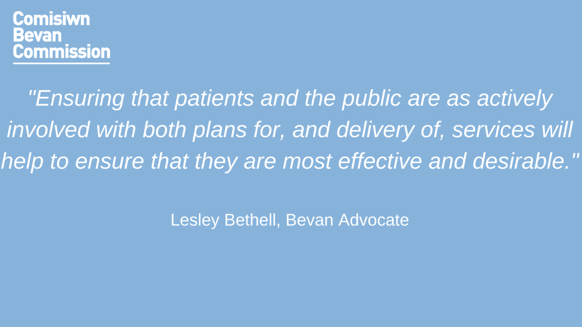 BevanCommission's tweet photo. 🙏On #VolunteersWeek we thank our Bevan Advocates for helping to influence our work in health and care

💡In her thought piece, Bevan Advocate Lesley 
Bethell explores how involving patients and the public in decision making can greatly transform services

https://t.co/2IDicdUHdM https://t.co/OMWBYPaVnp