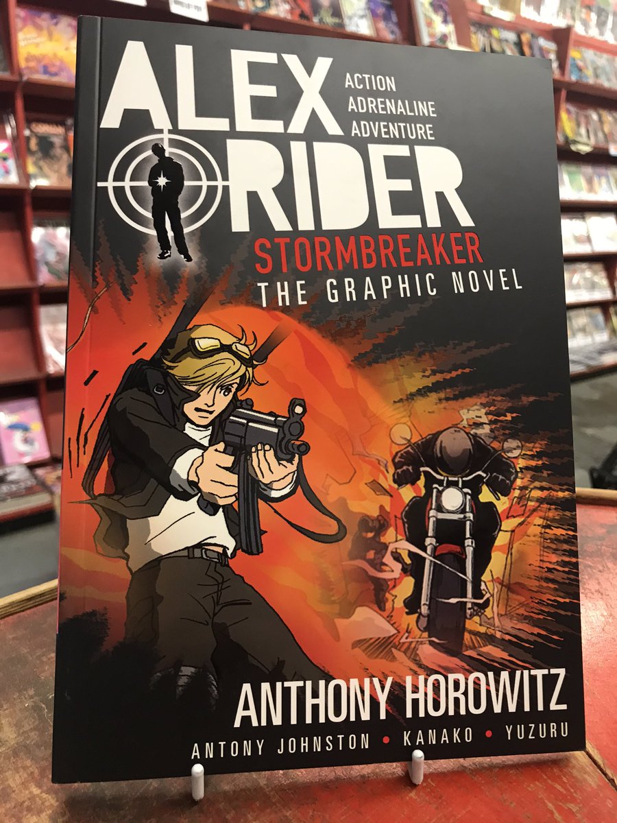 megacitycomics's tweet photo. Catch all of Alex Rider’s thrilling adventures now in graphic novel form as schoolboy becomes super spy! You can get this explosive thriller from Anthony Horowitz Antony Johnston and Kanako just email your request to:
shop@megacitycomics.co.uk
#alexrider #anthonyhorowitz #kanako https://t.co/hQ0TYvgMhw