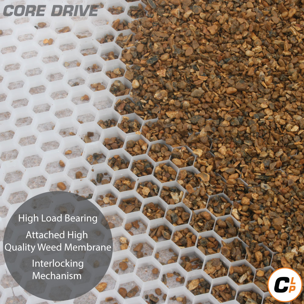 CORE_LP_HQ's tweet photo. Gravel driveways are by far the most popular throughout the UK - but nobody likes their gravel moving all over the place.
Gravel stabilisers offer a DDA and SUDS Compliant surface, and keep your driveway looking as good as the day you laid it. #COREDRIVE https://t.co/Ex7UdrGdmS