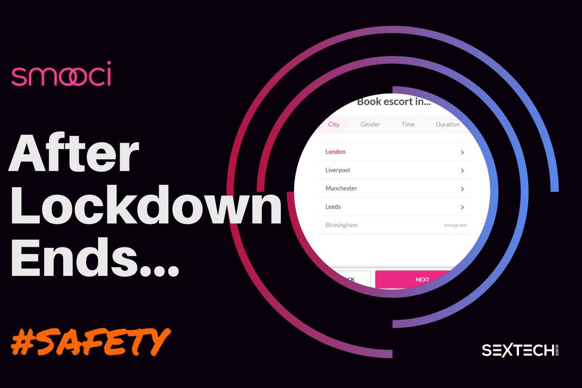 SEXTECHGUIDE's tweet image. Escort platform Smooci details its post-COVID comeback plan, including UK expansion and beyond sxtch.co/uEku #sextech #LockdownEnd #lockdown