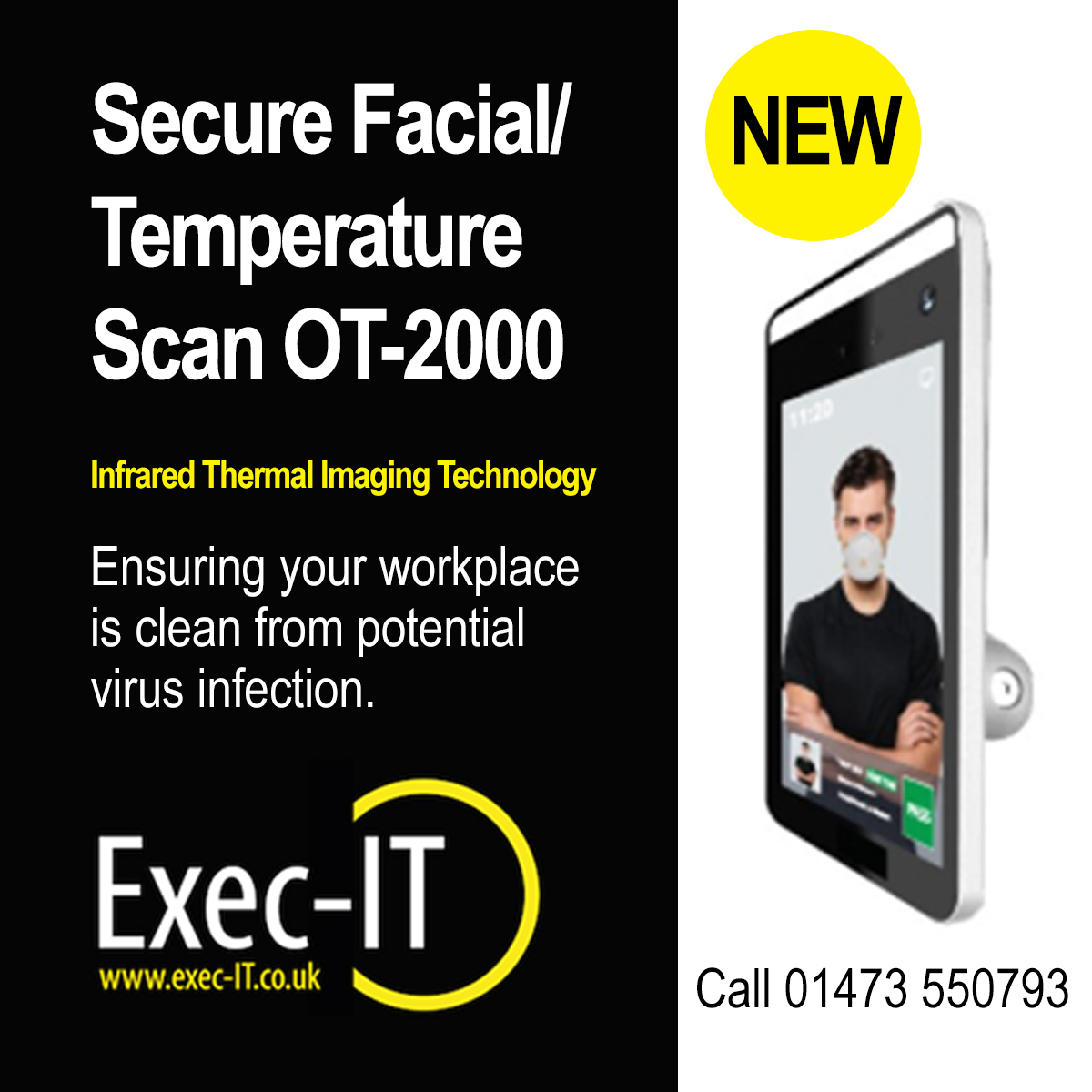 Fantastic new tech ready for the battle against Covid-19, ensure your work force is safe, quick and easy to install. Call today for more information. #safety #safetymanagement #covid19prevention #covidsafe
