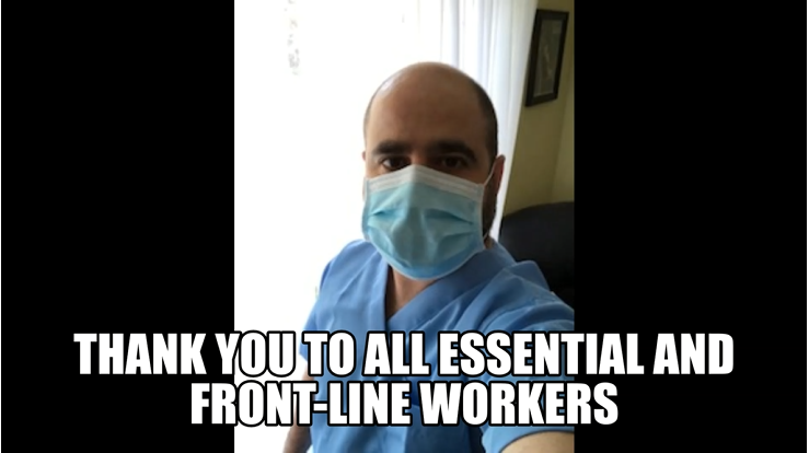 notorioustweet's tweet photo. Thurdsay is Essential Workers Appreciation Day @alcdsb_shrb. I'm proud of wife who is an RN and I thank God for her every day. Thanks for lending me a set of your scrubs! Please pray for our front-line and essential workers. #shrbSHARE #SpiritWeek https://t.co/Wol68853Bc