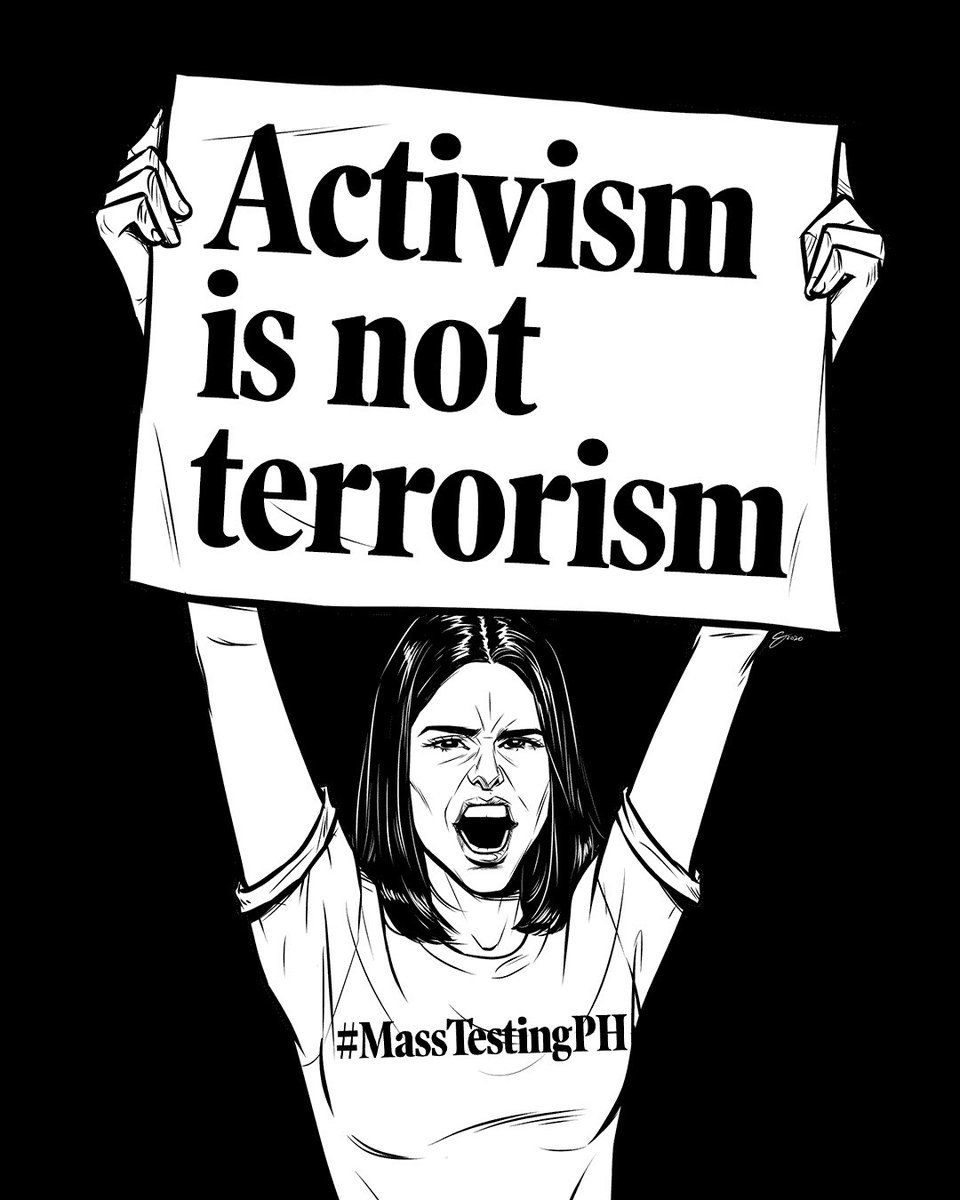 cjdesilva's tweet image. #JunkTerrorBill 
#MassTestingPH