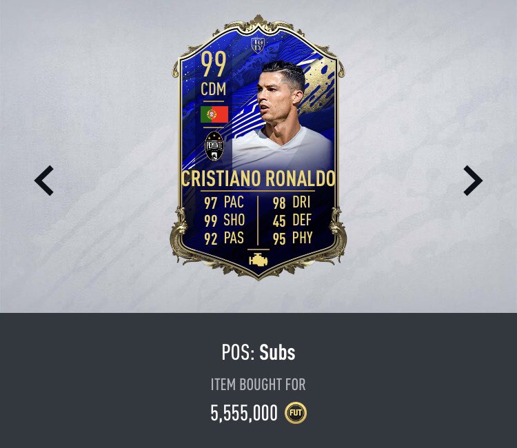 🐐 Giveaway
TOTY CR7 🇵🇹 🤩
To enter:
Retweet ✅
Follow @Piquelme20 ✅
Winner will be drawn June 5th
*Will be listing for snipe* (Min 630k needed)
#FIFA20 https://t.co/fuLvW19LRV