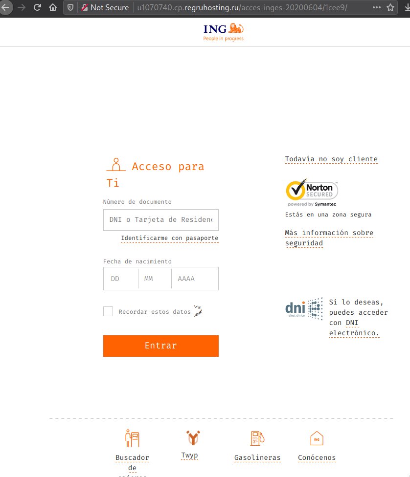 andpalmier's tweet photo. #phishing #inggroup #bank
/u1070740.cp.regruhosting.ru/acces-inges-20200604/1cee9/
/u1070740.cp.regruhosting.ru/acces-inges-20200604/ffec2/
reg: @regru
☣️ 31.31.198.147 (AS197695)
🎯 @ING_es @ING_news
@illegalFawn @ActorExpose @Spam404 @malwrhunterteam @JAMESWT_MHT @ANeilan https://t.co/2DNOOyC8Dj