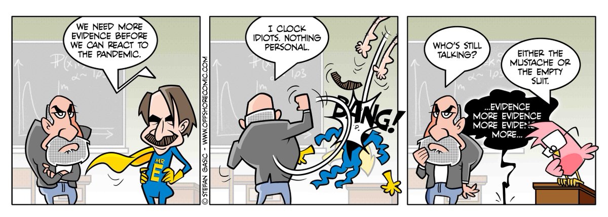 Today’s #Offshorecomic | "I CLOCK IDIOTS. NOTHING PERSONAL." | in co-operation with <a href="/Firefly_fan/">FIREFLYFAN</a> and inspired by <a href="/nntaleb/">Nassim Nicholas Taleb</a> 

Help me pay my bills. Please! buff.ly/32k8OVz