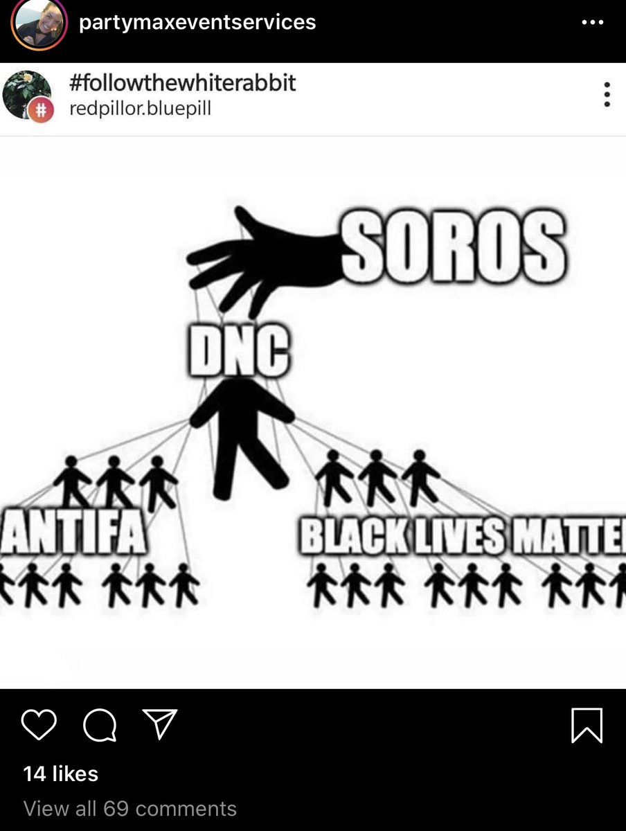 QAApod's tweet photo. This person destroyed a memorial for George Floyd because it was “staged by Antifa and George Soros”.  Turns out she’s full QAnon on Instagram. https://t.co/AN3svlxbCS