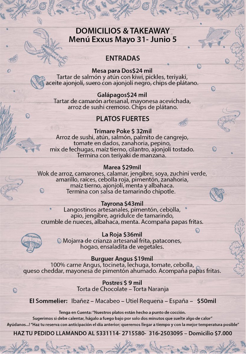 cual_estuplan's tweet image. Es Jueves y tu apetito lo sabe 😅 No dejes de probar lo que tenemos en nuestro menú 🤤 Te llevamos a #domicilio lo que necesites y contamos con domiciliarios propios. 5331114 / 2715580 / 3162503095 #Exxus #Bogotá #QuedateEnCasa

Vía @ExxusOysterBar