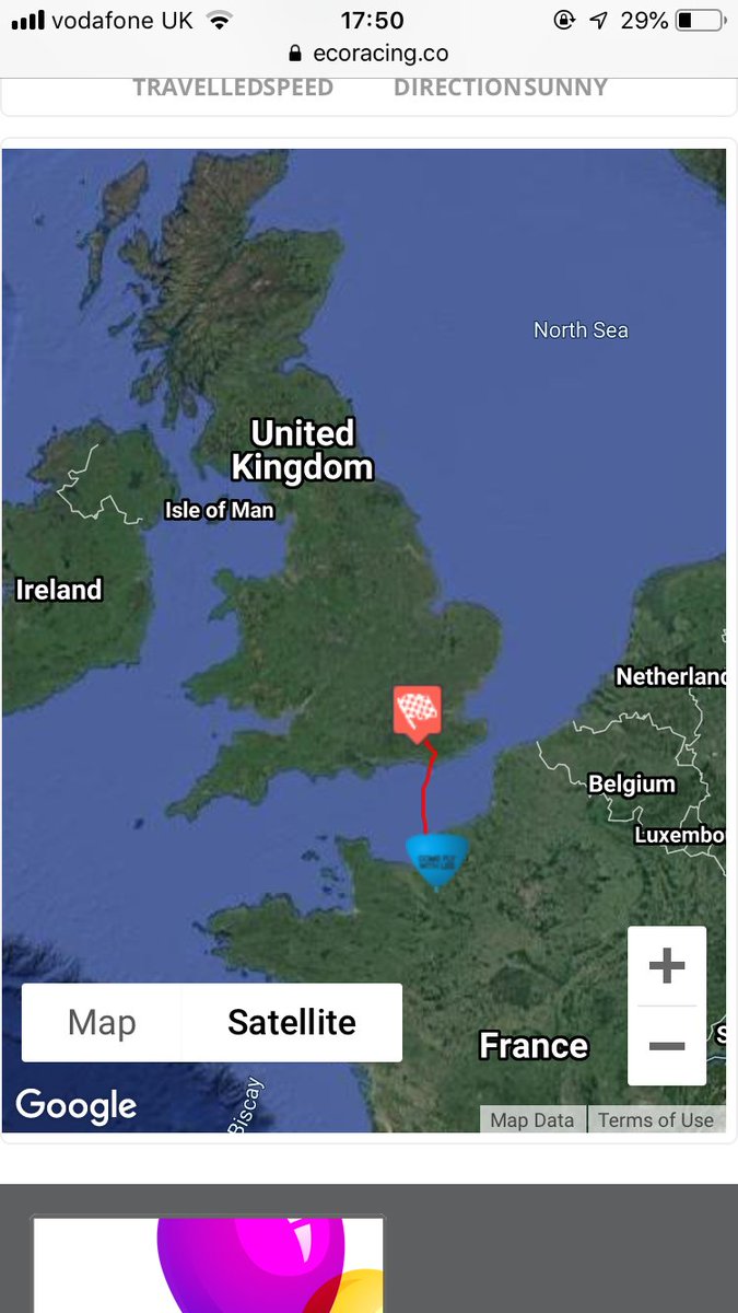 I’ve entered a ballon into <a href="/RosemereCF/">Rosemere Cancer Foundation</a>’s virtual balloon race. 

While everyone else is somewhere in the North Sea, my balloon has gone rogue and has just entered France