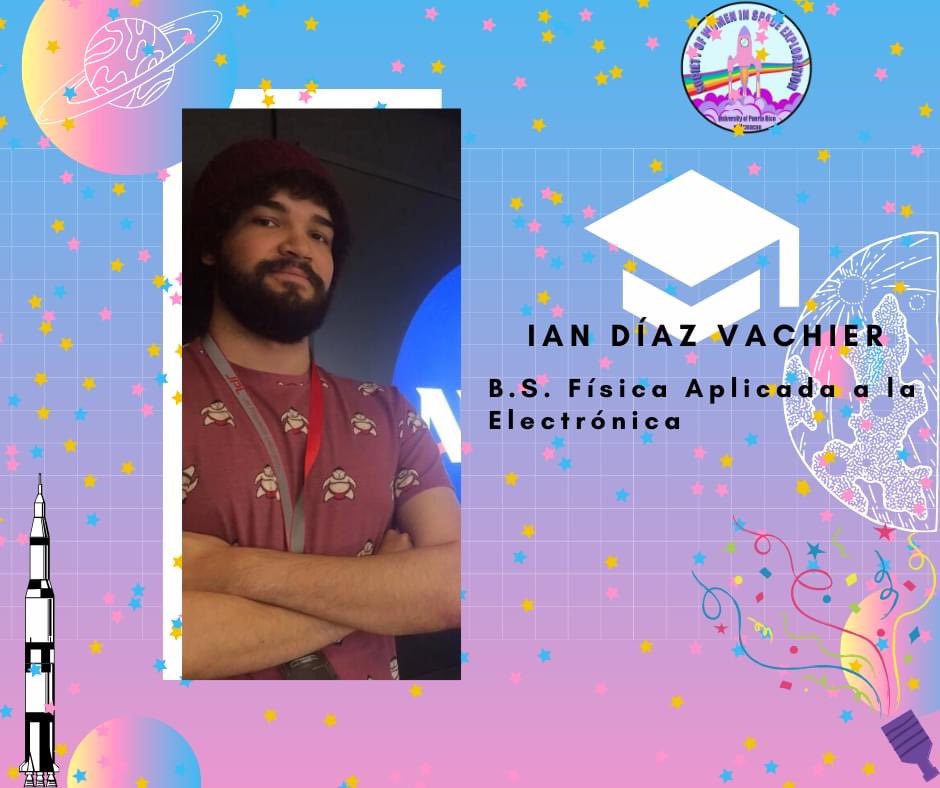 SwiseUprh's tweet photo. ¡Queremos reconocer a nuestros graduandos! De parte de SWISE UPRH les extendemos nuestra más sincera felicitación y les auguramos mucho éxito en su futuro trabajo y en sus estudios graduados. ¡El cielo no es el límite, recuerden que hay huellas en la luna! ¡Vamos a ustedes! https://t.co/6eY5AUwUwR