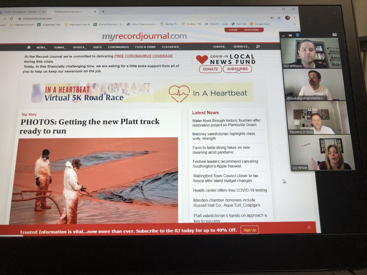 Great #SecondStreetSummit warm-up call among friends @TimSecondStreet <a href="/LizWhite1313/">Liz White</a> <a href="/dustinblock/">Dustin Block</a>. Wanna deepen your audience relationships &amp; further diversify your consumer revenue streams? Check out our session on June 15! summit.secondstreet.com/talks/strategi…