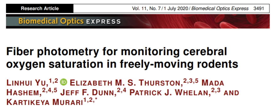 WhelanLabYYC's tweet photo. @ElizabeThurston's paper with the Murari lab is now online!
#BiomedicalOpticsExpress #FiberPhotometry
https://t.co/oNDdvSywzv https://t.co/qN0zMIQY11