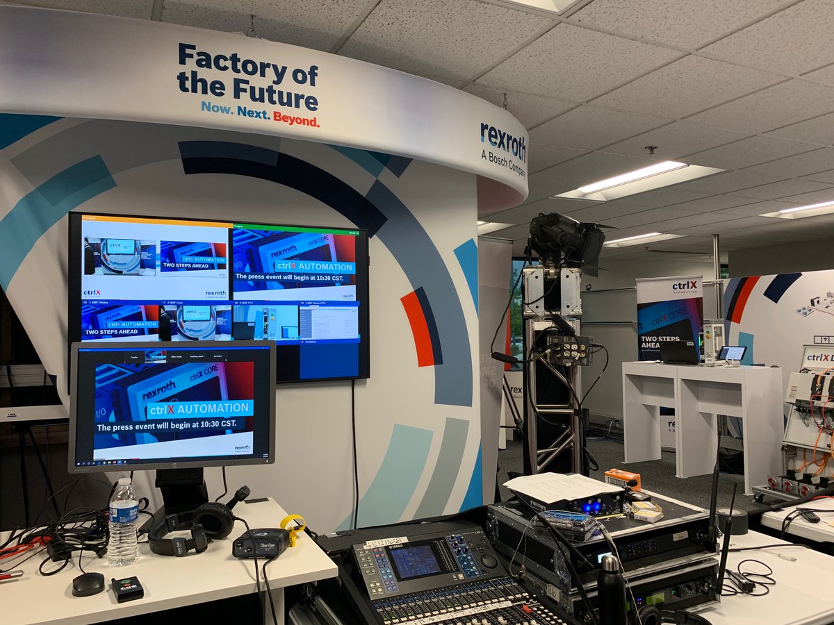 carolinlopatka's tweet photo. Yesterday, we introduced #BoschRexroth's new automation platform - ctrlX AUTOMATION - to the trade media in the US in a virtual press event. This event marks a milestone in launching our new product family in North America. #ctrlxautomation https://t.co/nJfdbsausO