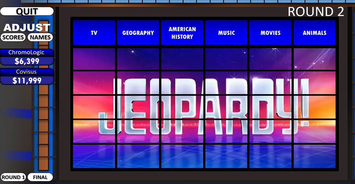 #ChromoLogic vs. #Covisus 

Company #HappyHour every Friday! 

Share with us what fun games you and your company have been playing!