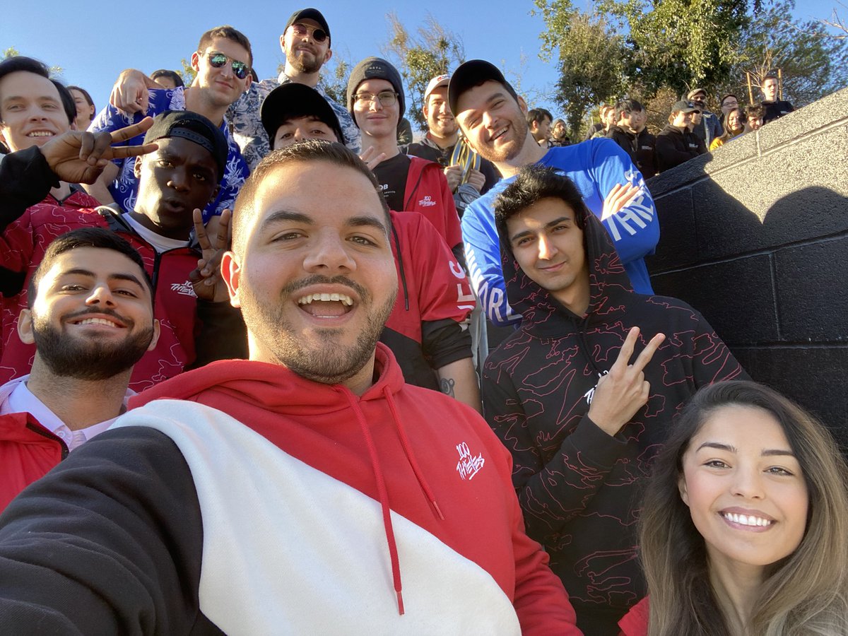 CouRageJD's tweet photo. One year in @100Thieves!

What an incredible time it has been. Multiple #1 trending videos, fantastic celebrations, and great memories made.

Proud to be part of such an incredible organization! Let’s keep climbing 😬 https://t.co/Cs55HRigIR