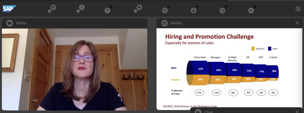 Thanks <a href="/JudyMacLogan/">Judy Logan</a> for sharing your perspective on this very important topic of diversity in this global movement and how we all can get engaged <a href="/WiDS_Conference/">Women in Data Science (WiDS) Conference</a> <a href="/SAP_BayArea/">SAP Bay Area</a> #wids2020