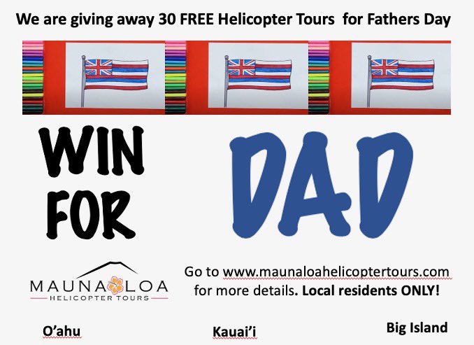MLHTours's tweet photo. Win one of 30 Free Tours in Hawaii . https://t.co/3iJ3GnUMvt