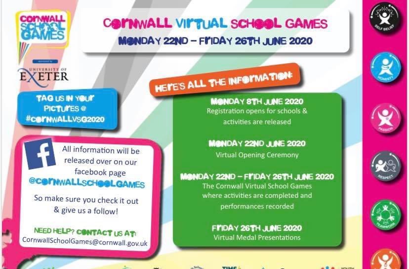 Make sure you check out <a href="/ChuffyCSG/">Chuffy CSG</a> for all information about the upcoming Cornwall Virtual School Games! 

Registration opens next week as well as the release of the activities! 

#MidCornwall 
#CornwallVSG2020