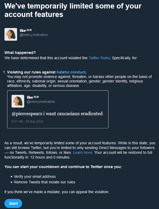 witnemotion's tweet photo. MY FUCKING ACCOUNT GOT LOCKED FOR NO GOOD REASON https://t.co/E9CiRMvFYy