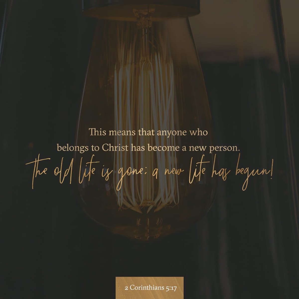 NVStudents's tweet photo. The old life is gone: a new life has begun. #nvstudents #dailybibleverse #jesus #christ #2cor5_17 #studentministry https://t.co/KBLHpwDeqt