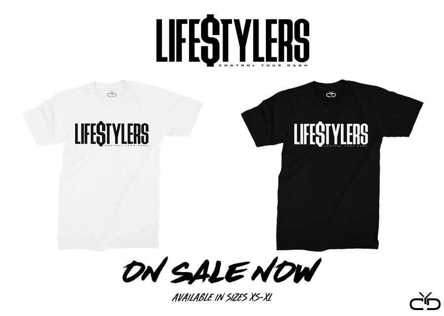ControlYourDash's tweet photo. The New “LIFE$TYLERS” Collection Is In Stock Now ‼️ *Available In Sizes XS-XL* #LIFESTYLE #CYD https://t.co/v9eM1fasq9