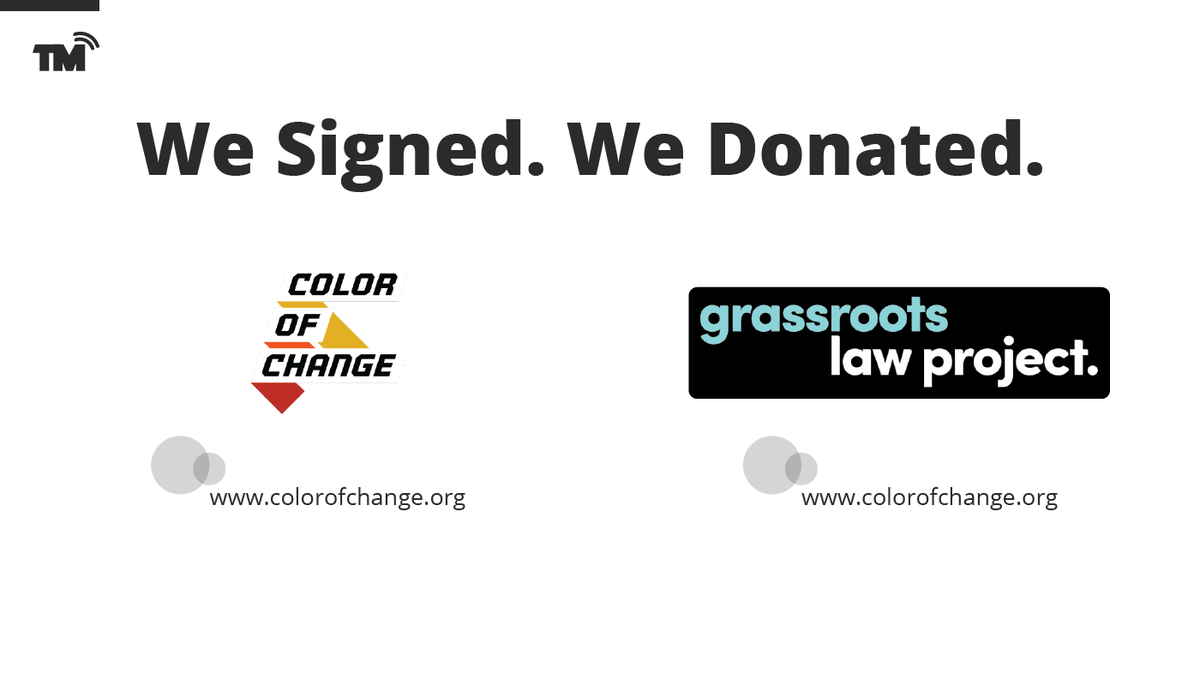 Textmunication's tweet photo. We stand with liberty and justice for all. We stand alongside all the social good movements on the front lines fighting for equality. We stand for peaceful protest.
Did you sign? Did you donate?
#BlackLivesMatter #ThinkHumanity https://t.co/P3sUAXBTwi