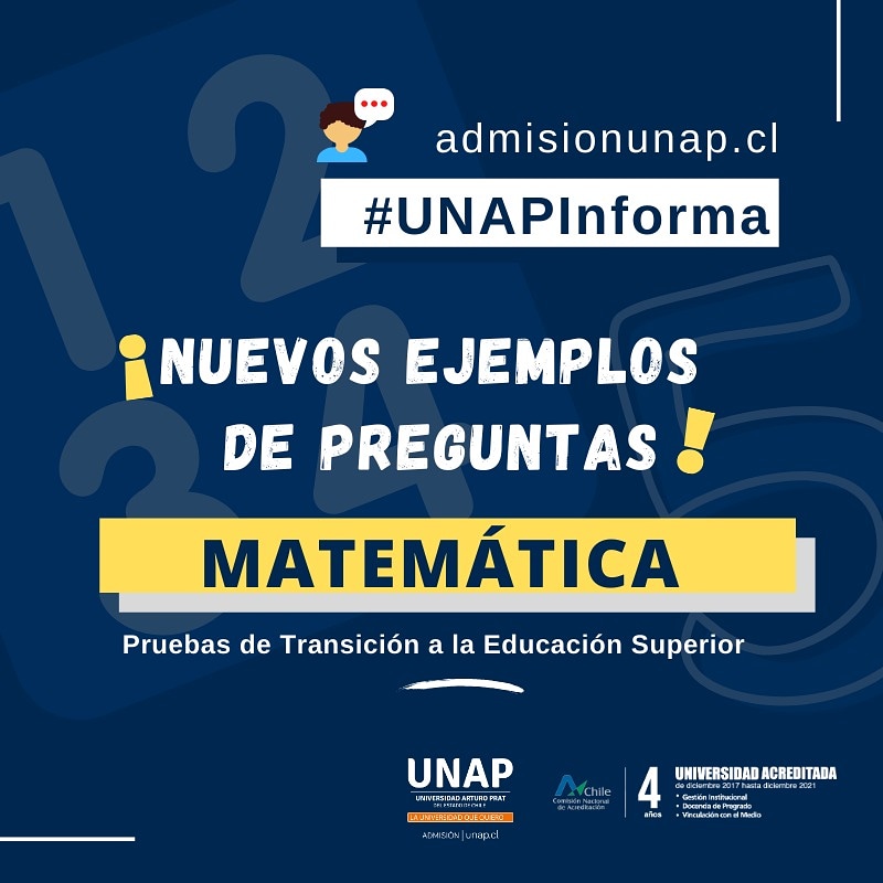 Admision_Unap's tweet photo. ℹ️ #UNAPInforma ] 
🤚#unaltoenelcamino ☝️🙄 Antes de terminar el día, te recordamos revisar los ejemplos de preguntas de la prueba de transición de #Matemática 

👉 https://t.co/HhOYEyOVbn

#QuédateEnCasa 
 
#UNAP #LaUniversidadQueQuiero
#HablemosUNAP
#PruebasDeTransición https://t.co/cJXcnjfY3x