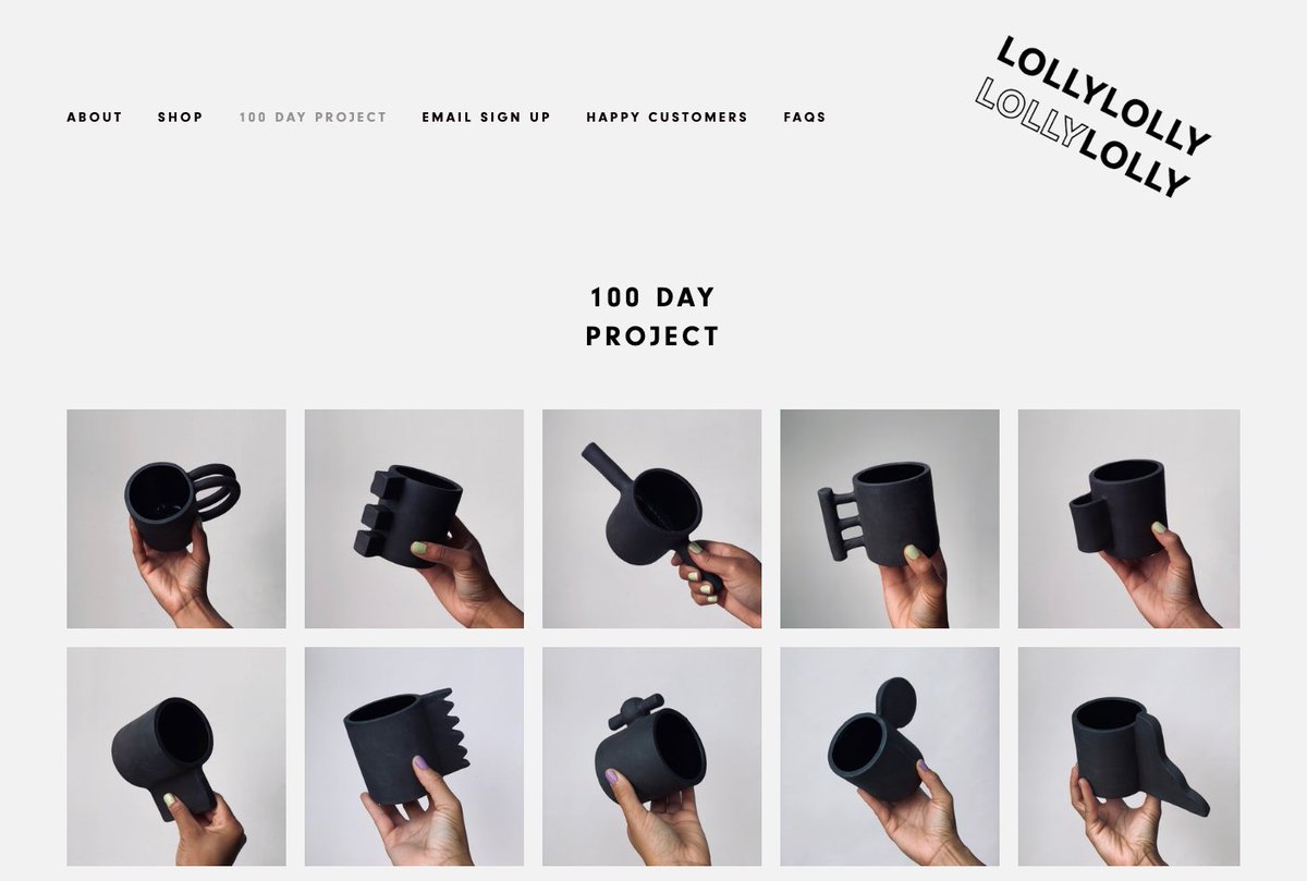 MITMKC's tweet image. Check out the beautiful work of Columbus, OH artist @lollyceramics and her 100 day project. Wow, such lovely work: lolly-lolly.com

via: @jessicahische, thanks JH!