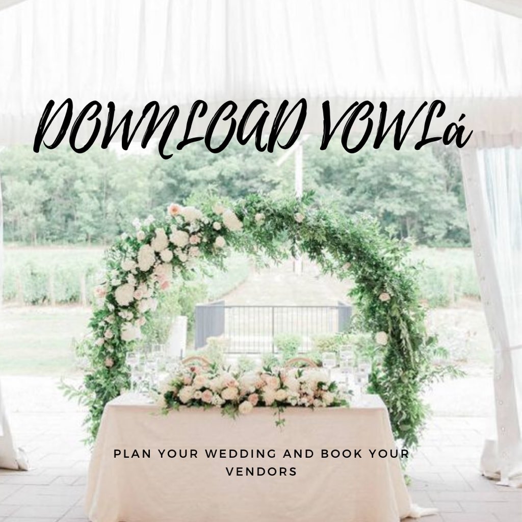 vowla_app's tweet photo. Download Vowlá today! ✨💛 #app #technology #wedding #weddings #bride #groom #viral #engaged #bridetobe #flowers https://t.co/TGe1G4vvfu