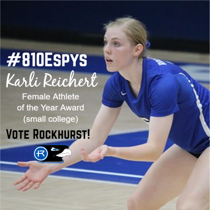 RUhawks's tweet photo. Hawks Fans! Vote Karli Reichert for small college Female Athlete of the Year in the Sports Radio 810 Espys!

Vote by re-posting with the hashtag #810ESPYS, or visiting https://t.co/wIR3zvInSZ

Karli is a two-time First Team All-American and an Academic All-American! https://t.co/7ec8ESNx5U