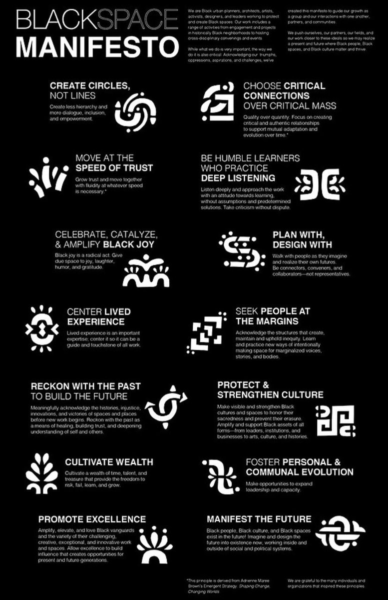 Advocacy friends!! Check out this incredible resource from <a href="/blackspaceorg/">BlackSpace</a>—an interdisciplinary collective working to protect and create Black spaces 

“... a future where Black people, Black spaces, and Black culture matter and thrive” #BlackLivesMatter