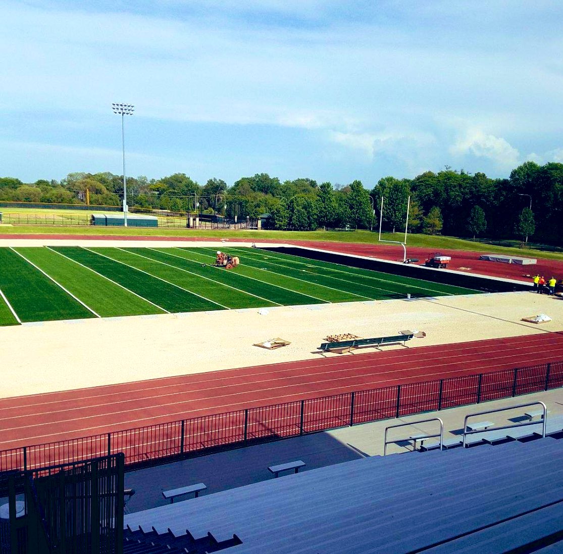 Yo. Who’s getting excited!!!!! This Guy!  Let’s go! 🔥🔥🔥#FreshNewField <a href="/AthleticsCod/">CODAthletics</a> <a href="/Dupage_Football/">College of DuPage Football</a>