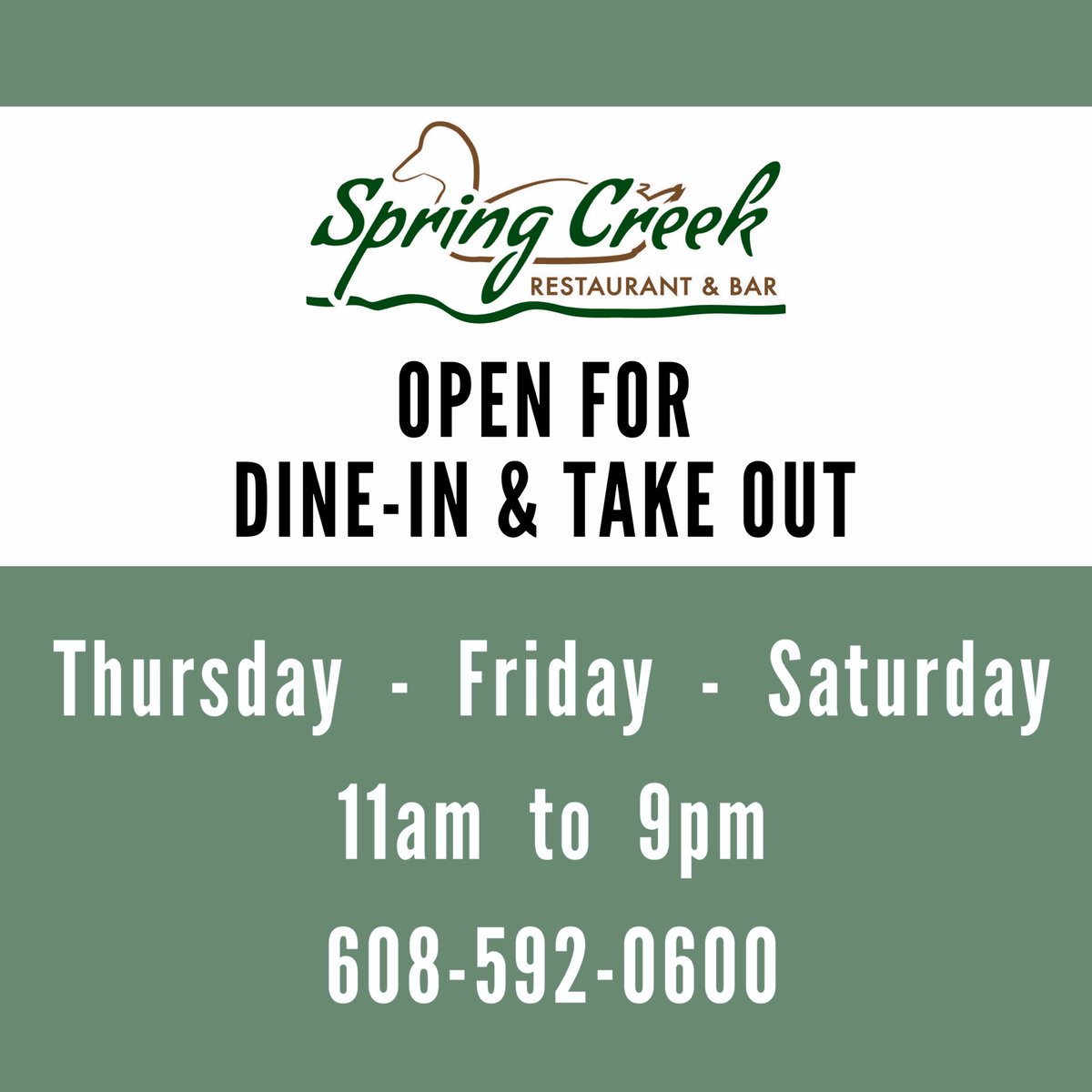 Spring Creek Lodi WI tweet media