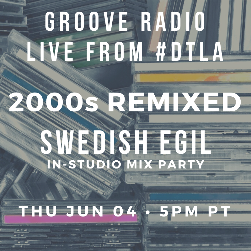 SwedishEgil's tweet photo. We are #LIVE NOW with the #Top5Grooves, @WeAreDirtyVegas, @DJKaiSong with a remote #MIX, and I’ll be IN-THE-MIX for another #Decades livestream DANCE PARTY LIVE AT 5 with #2000s REMIXED!!! @GrooveRadio @PioneerDJ @bassbossrocks https://t.co/Vf66J00sPg