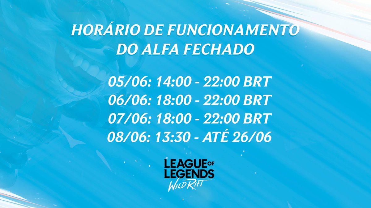 League of Legends: Wild Rift on X: E aí, já foi conferir se o seu  dispositivo móvel roda #WildRiftBR direitinho? Faltam só CINCO dias heim!  🤩 🍎Apple:  👾Android:    /