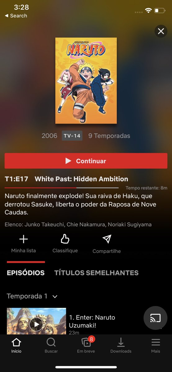 Quais os episódios fillers de Naruto na Netflix? Guia completo