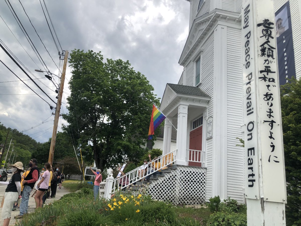 bolduc_jon's tweet image. From the #NorwayMaine #blacklifematters vigil this afternoon.