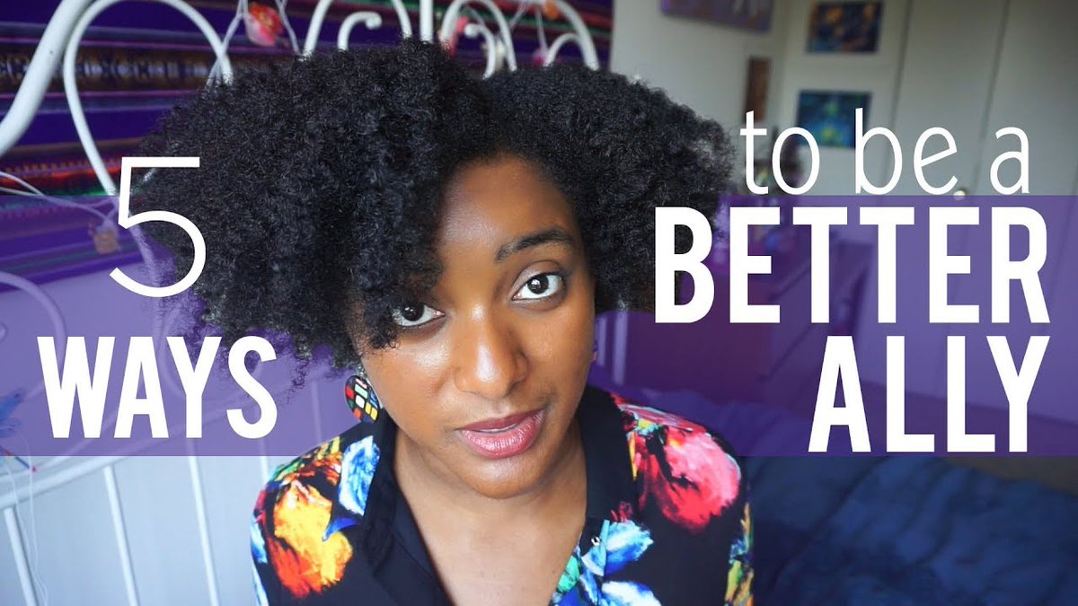 AhsanteB's tweet image. ...What gives me hope is that now more white people are realizing they should maybe start paying attention, listening, and educating themselves. If you’re looking to be an ally - to any marginalized group - here are some places to start: youtube.com/watch?v=q7ElX4…